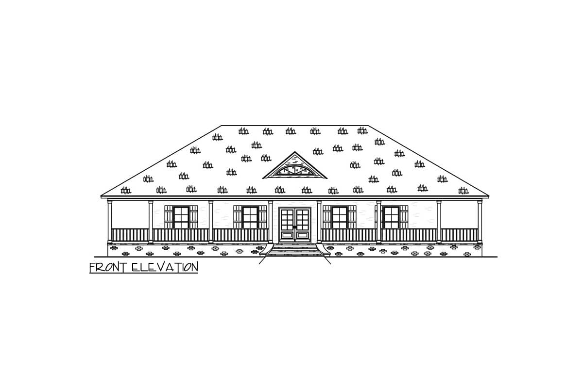 Plan 83975JW: Southern Farmhouse House Plan with Three Bedrooms and Wraparound Porch - Image #2 - Farmhouse, Modern Farmhouse, Southern, Traditional