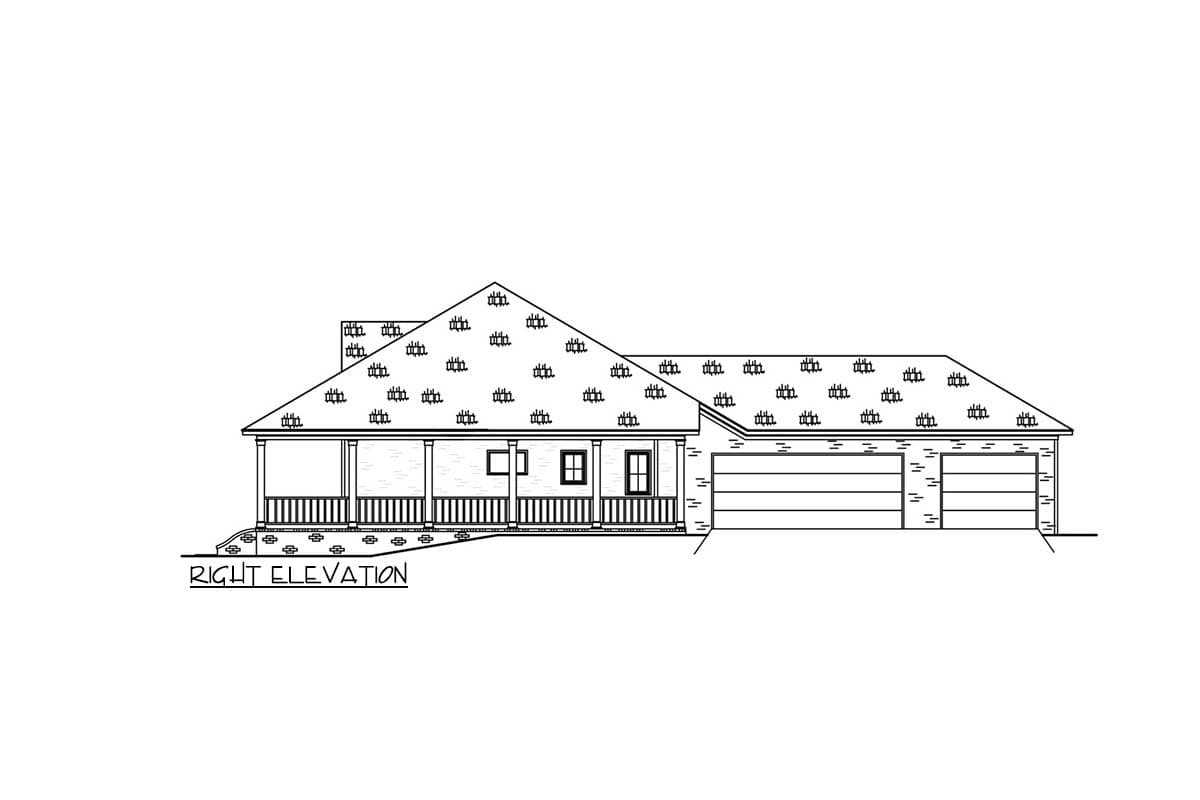 Plan 83975JW: Southern Farmhouse House Plan with Three Bedrooms and Wraparound Porch - Image #5 - Farmhouse, Modern Farmhouse, Southern, Traditional