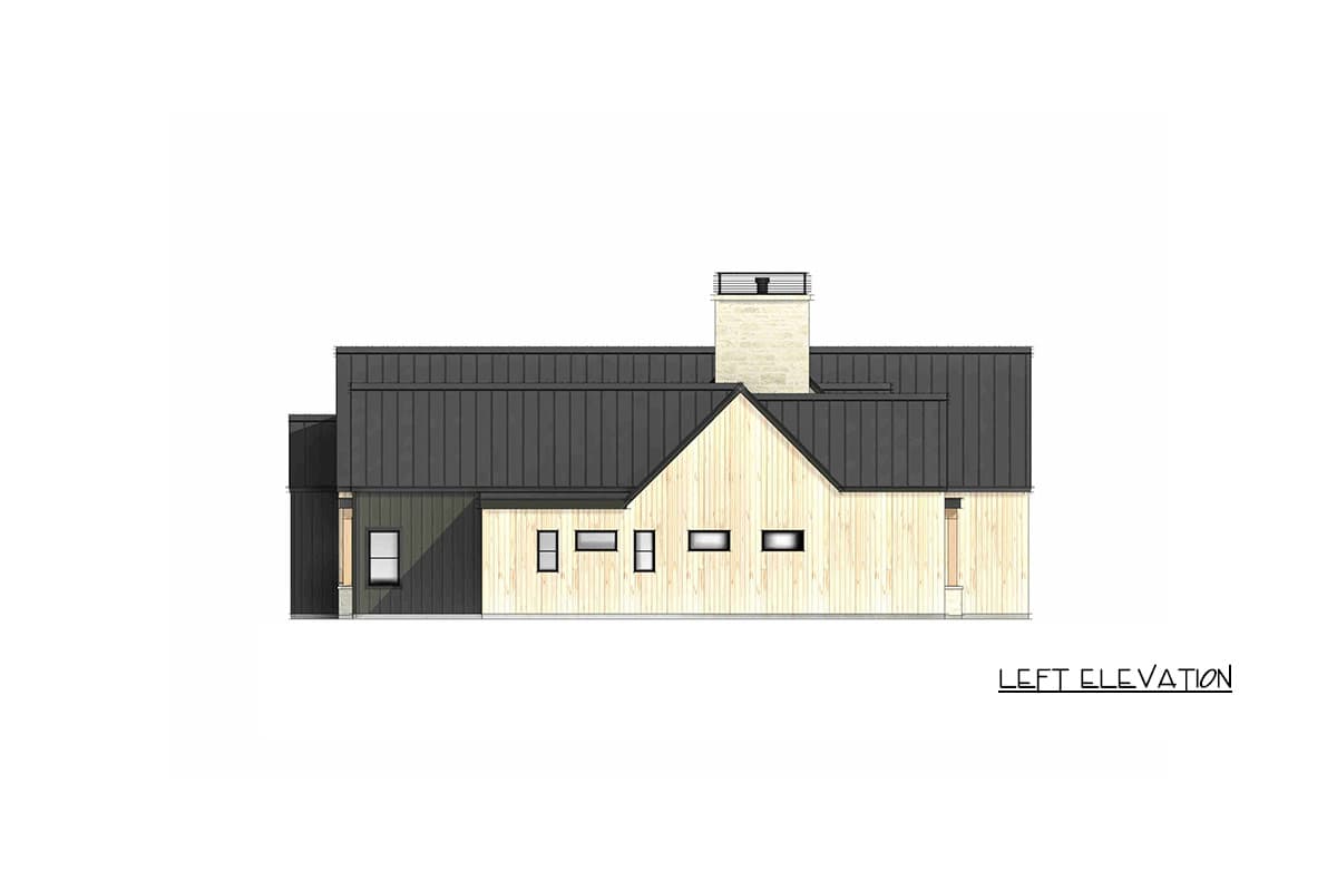 Plan 818221JSS: Modern Mountain Farmhouse House Plan with 5 Bedrooms and 4,773 Square Feet - Image #10 - Modern, Modern Farmhouse, Mountain, New American, Scandinavian, Transitional