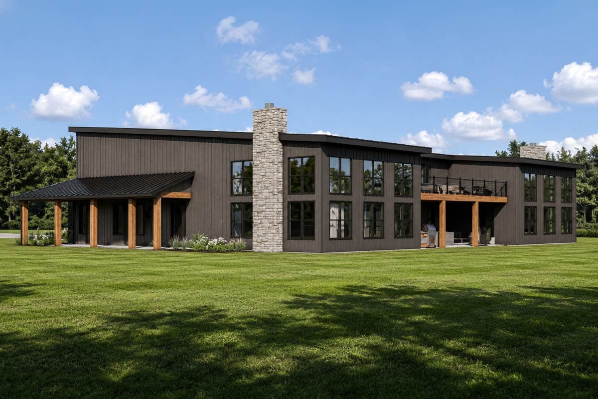 Plan 135474GRA: Modern Barndominium House Plan for Multi-Generational Living - Image #4 - Barndominium, Contemporary, Modern, New American