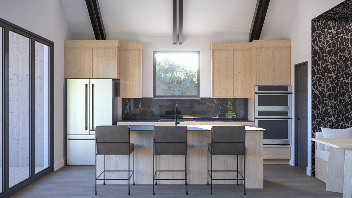 Plan 623675DJ: Modern Scandinavian Carriage House Plan with Two Bedrooms and Workshop - Image #10 - Carriage, Modern, Scandinavian