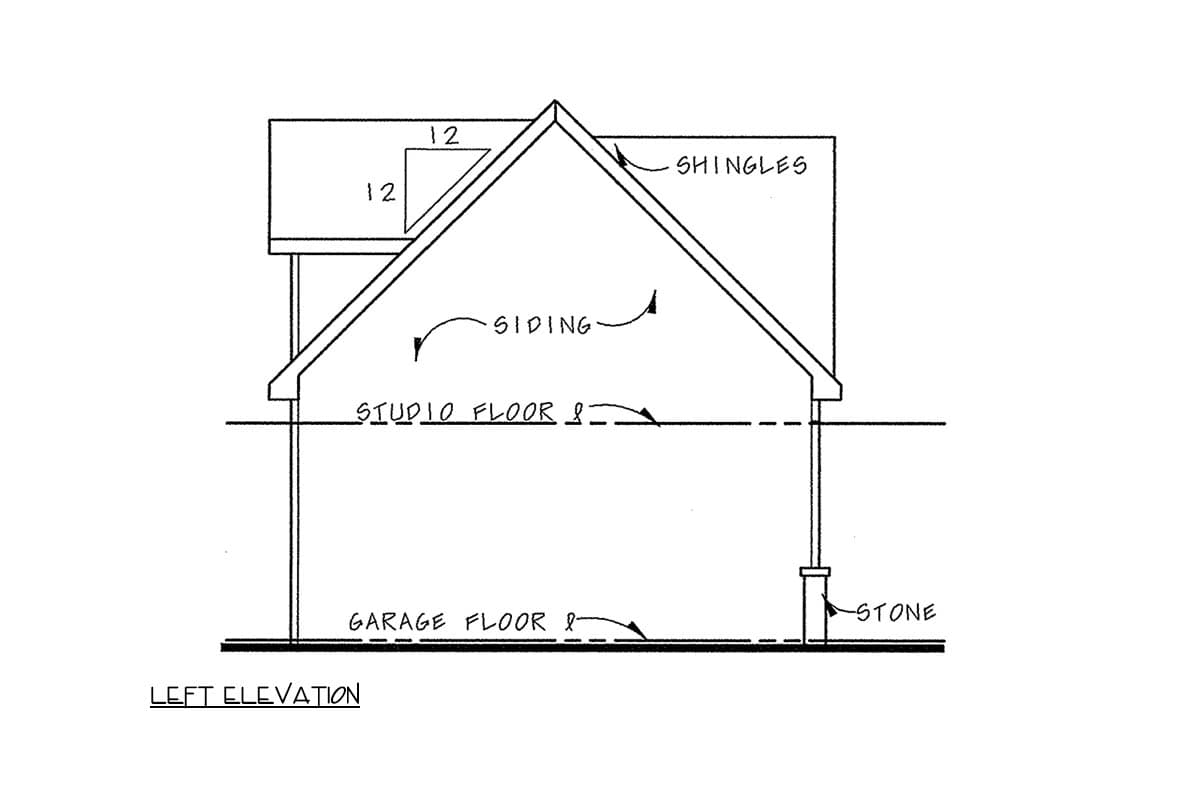 Plan 42786DB: Country Farmhouse Carriage Plan with Three-Car Parking - Image #4 - Carriage, Country, Farmhouse