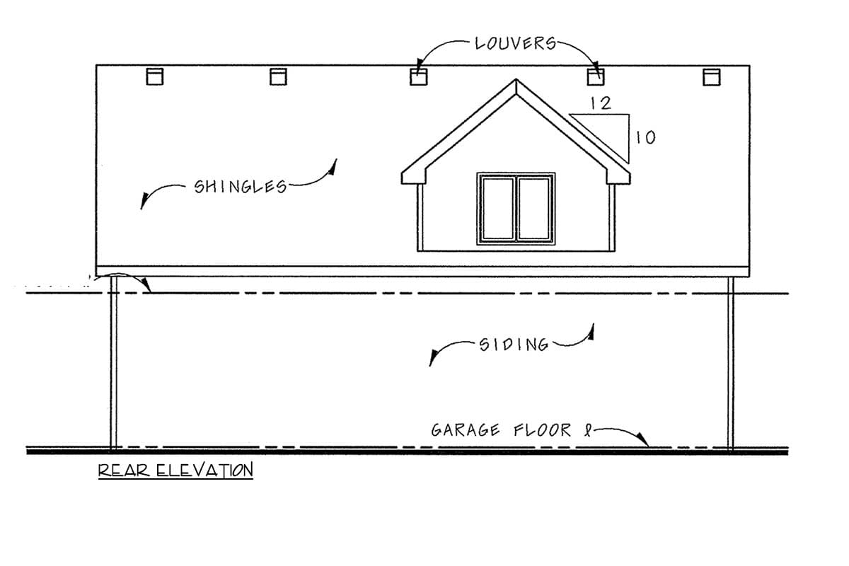 Plan 42787DB: Modern Farmhouse Carriage House Plan with Three Car Garage - Image #4 - Carriage, Country, Farmhouse, Modern Farmhouse, New American