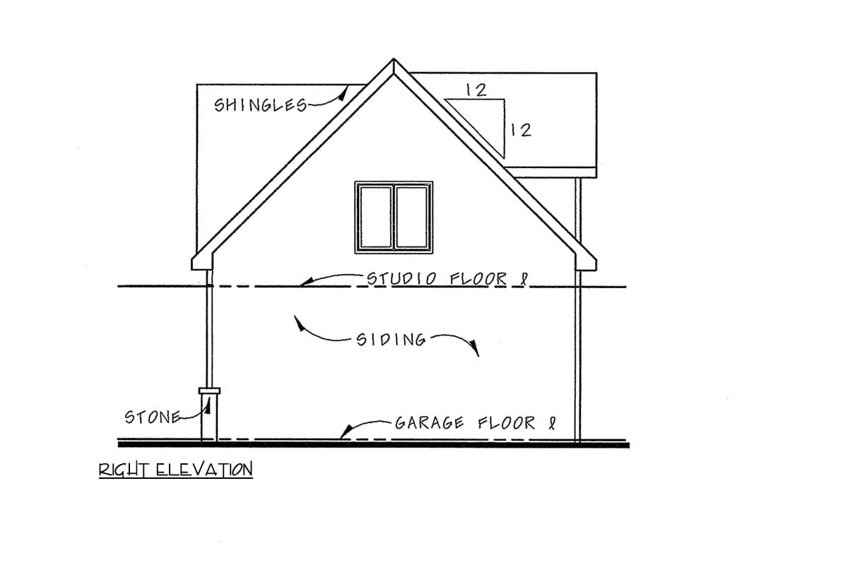 Plan 42787DB: Modern Farmhouse Carriage House Plan with Three Car Garage - Image #5 - Carriage, Country, Farmhouse, Modern Farmhouse, New American