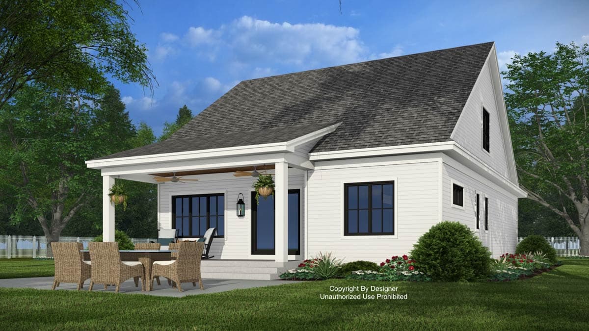 Plan 140075RK: Craftsman Inspired House Plan with 3 Bedrooms and 2-Car Garage - Image #4 - Craftsman, Farmhouse, Traditional