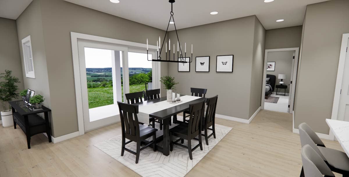 Plan 140093RK: Modern Farmhouse House Plan with Three Bedrooms and Attached Garage - Image #28 - Modern Farmhouse, New American