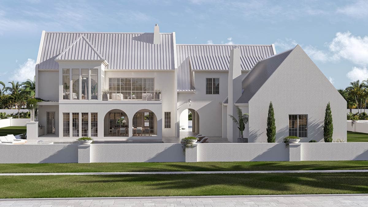 Plan 623676DJ: Luxury Coastal Contemporary House Plan with 5 Bedrooms and 3-Car Garage - Image #6 - Coastal, Coastal Contemporary