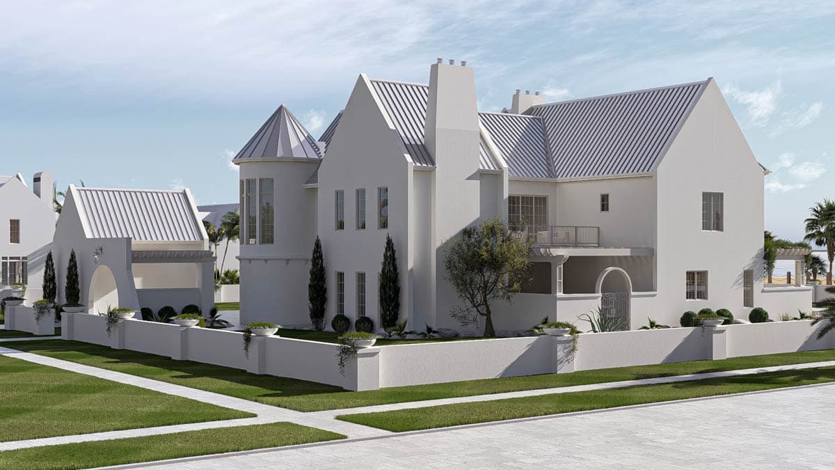 Plan 623676DJ: Luxury Coastal Contemporary House Plan with 5 Bedrooms and 3-Car Garage - Image #11 - Coastal, Coastal Contemporary