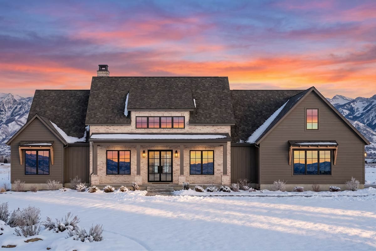 Plan 818223JSS: Modern Farmhouse House Plan with 4 Bedrooms and 2,820 Square Feet - Image #3 - Country, Farmhouse, Modern Farmhouse, Mountain