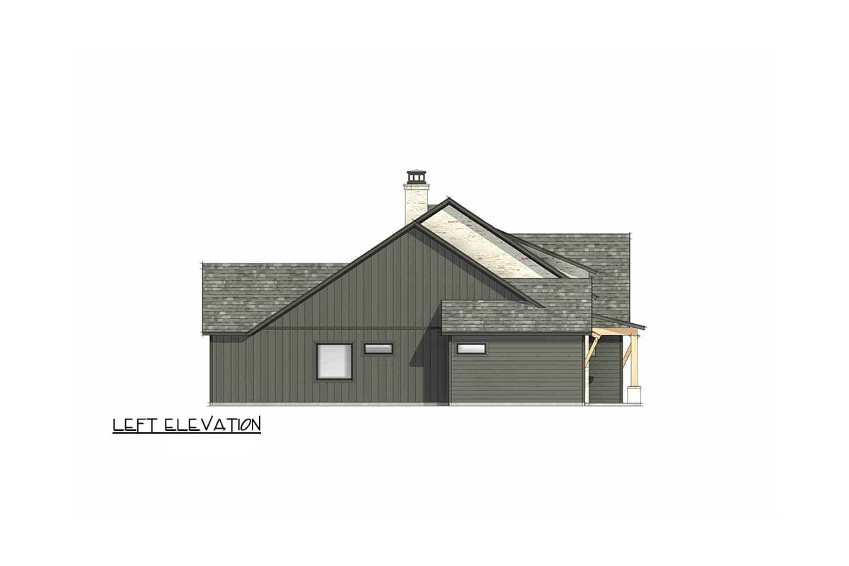 Plan 818223JSS: Modern Farmhouse House Plan with 4 Bedrooms and 2,820 Square Feet - Image #6 - Country, Farmhouse, Modern Farmhouse, Mountain
