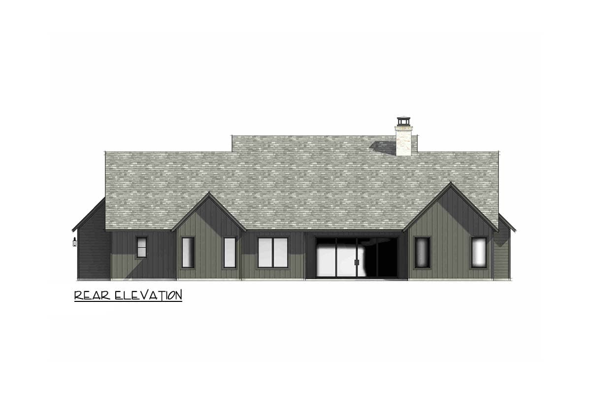 Plan 818223JSS: Modern Farmhouse House Plan with 4 Bedrooms and 2,820 Square Feet - Image #8 - Country, Farmhouse, Modern Farmhouse, Mountain