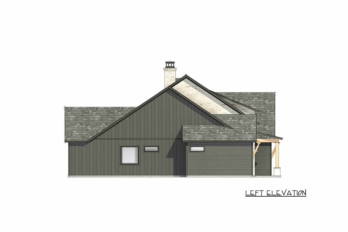Plan 818223JSS: Modern Farmhouse House Plan with 4 Bedrooms and 2,820 Square Feet - Image #13 - Country, Farmhouse, Modern Farmhouse, Mountain