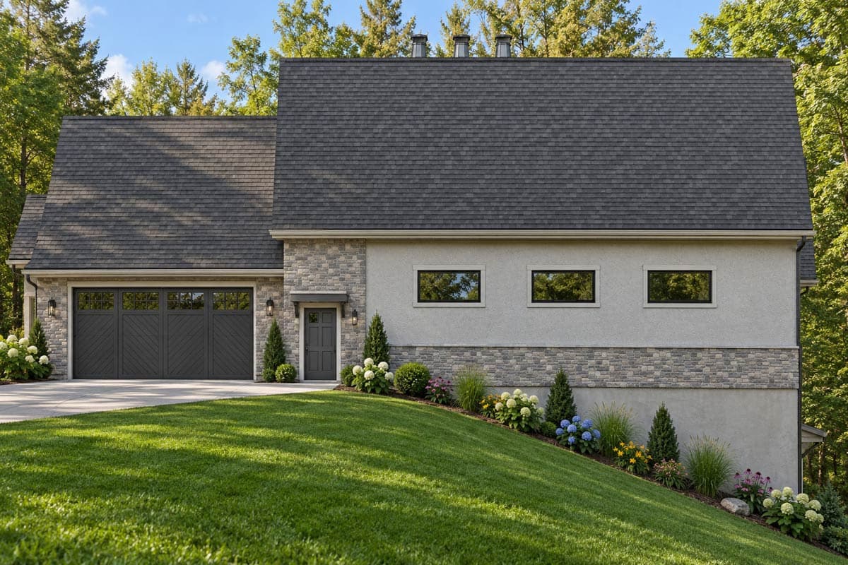 Plan 849181PGE: European House Plan with Sport Court and Expansive Garage - Image #3 - European, French Country, New American, Traditional