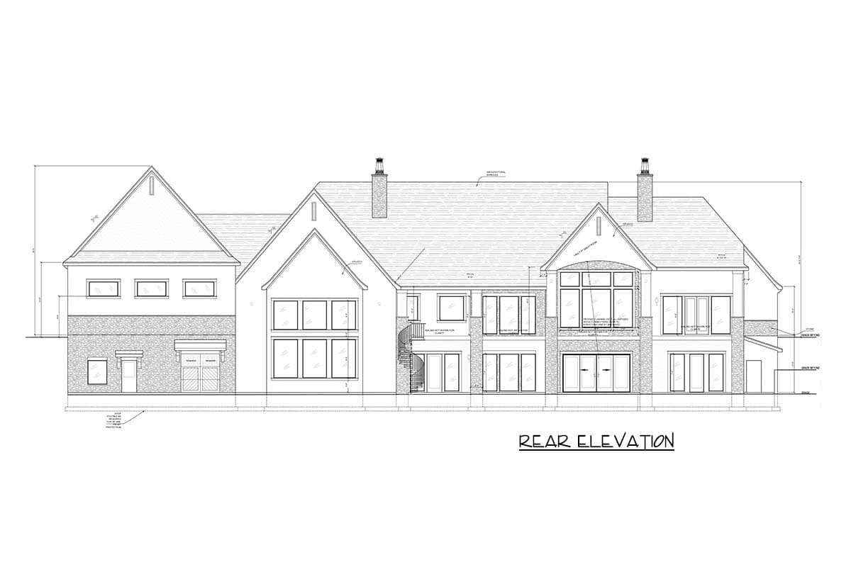 Plan 849181PGE: European House Plan with Sport Court and Expansive Garage - Image #8 - European, French Country, New American, Traditional