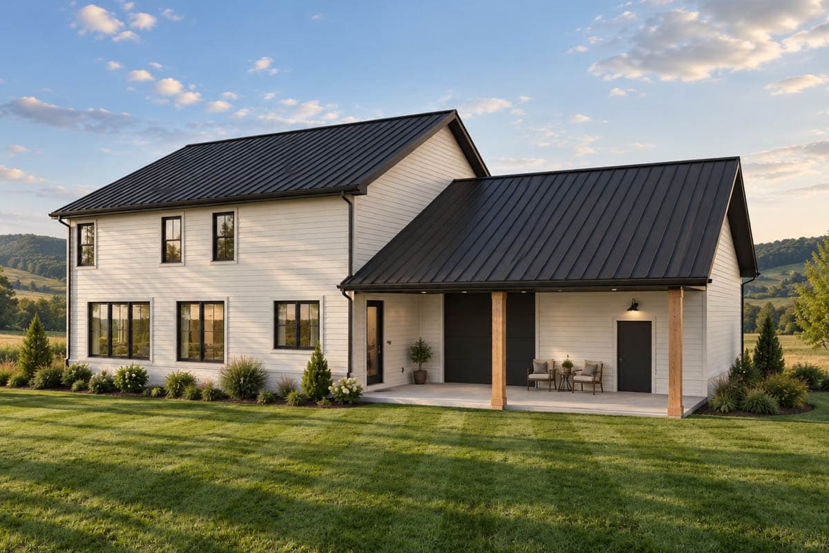 Plan 310008GLH: Modern Farmhouse House Plan with 4 Bedrooms and Attached Garage - Image #4 - Country, Farmhouse, Modern Farmhouse, New American