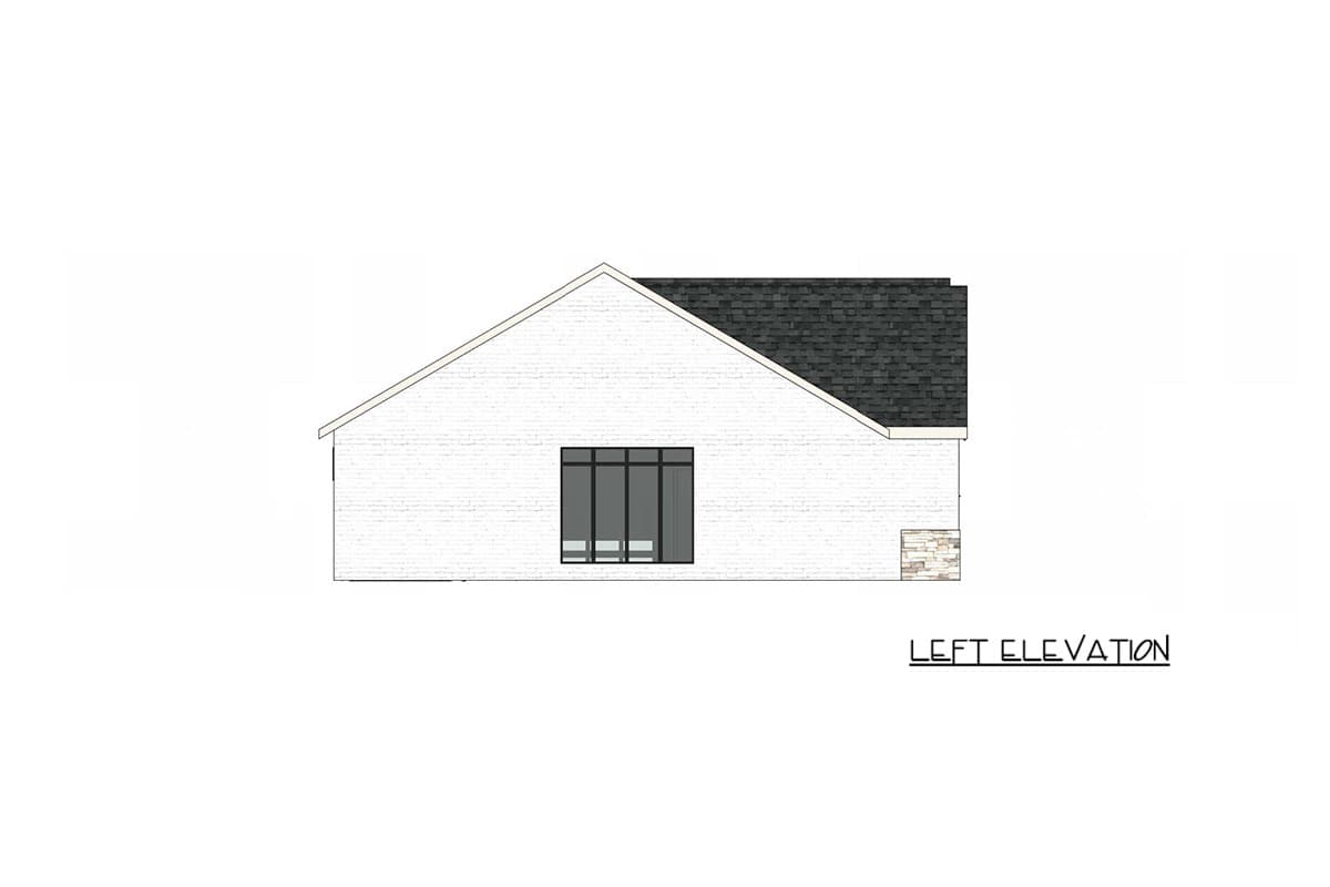 Plan 420212WNT: Contemporary Farmhouse House Plan with 2 Bedrooms and Spacious Two-Car Garage - Image #3 - Contemporary, Country, Craftsman, Modern Farmhouse, Transitional