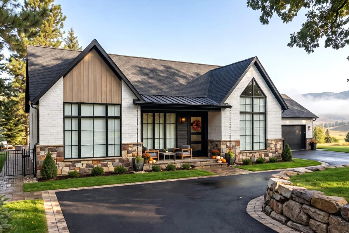 Plan image - 420212WNT:Contemporary Farmhouse House Plan with 2 Bedrooms and Spacious Two-Car Garage