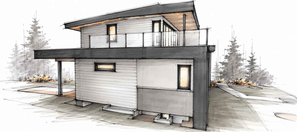 Plan 147077RML: Contemporary Modern House Plan Featuring 3 Bedrooms and First Floor Master - Image #7 - Contemporary, Cottage, European, Modern