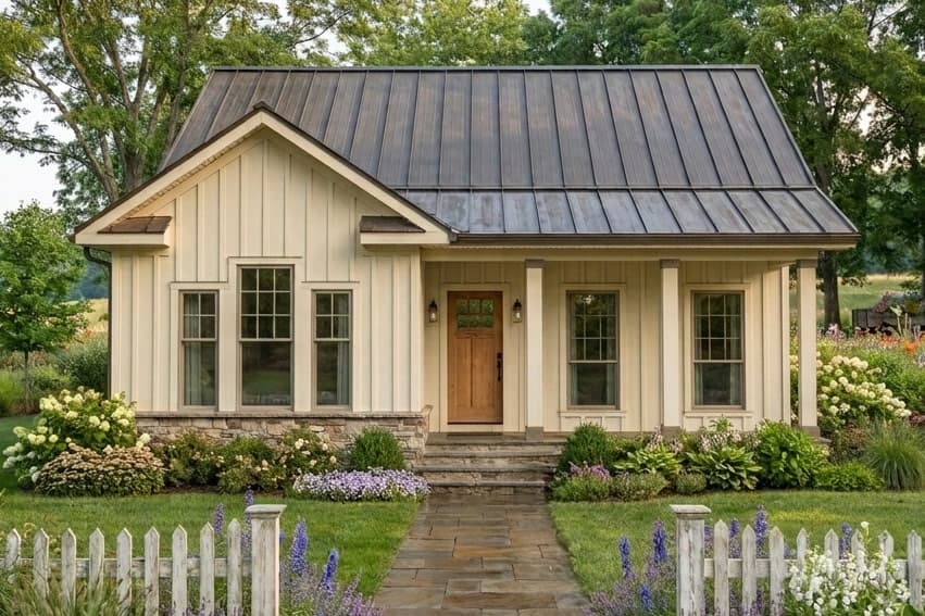 Plan image - 51408MM:Modern Farmhouse Cottage House Plan with Two Bedrooms