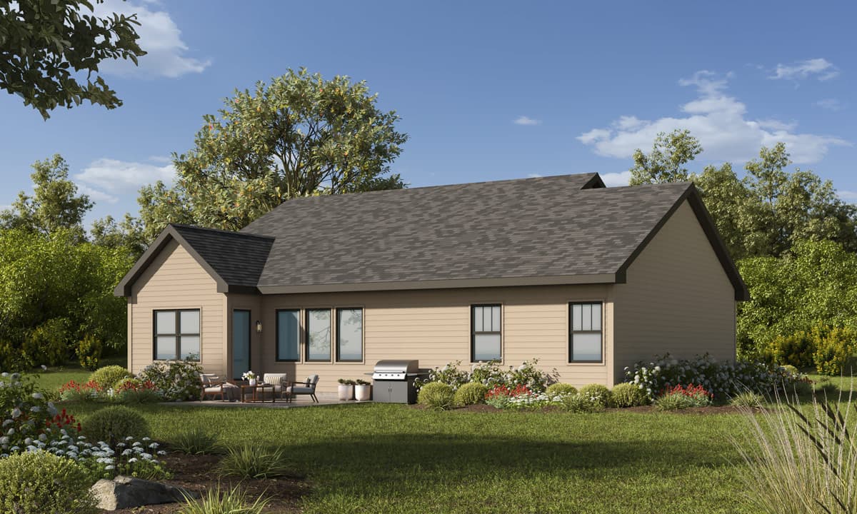 Plan 42789DB: Modern Craftsman Ranch House Plan with 3 Bedrooms and 2 Baths - Image #2 - Craftsman, Farmhouse, Ranch