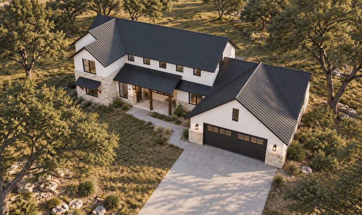 Plan 150038HRP: Hill Country Farmhouse House Plan with 5 Bedrooms and 3052 Square Feet - Image #6 - Country, Farmhouse, Hill Country, Modern Farmhouse