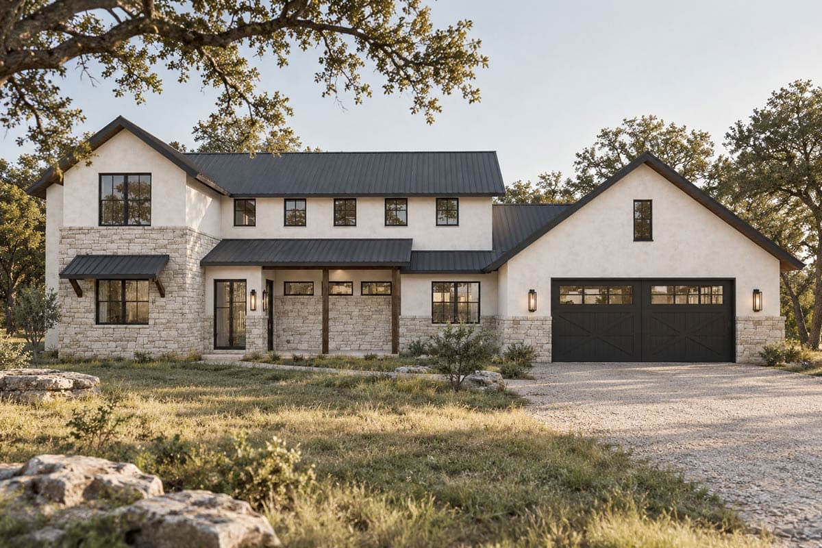 Plan image - 150038HRP:Hill Country Farmhouse House Plan with 5 Bedrooms and 3052 Square Feet