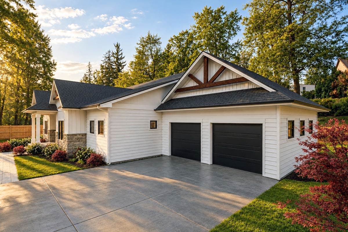 Plan 147078RML: Spacious Craftsman Farmhouse House Plan with Three Bedrooms and Den - Image #2 - Country, Craftsman, Farmhouse