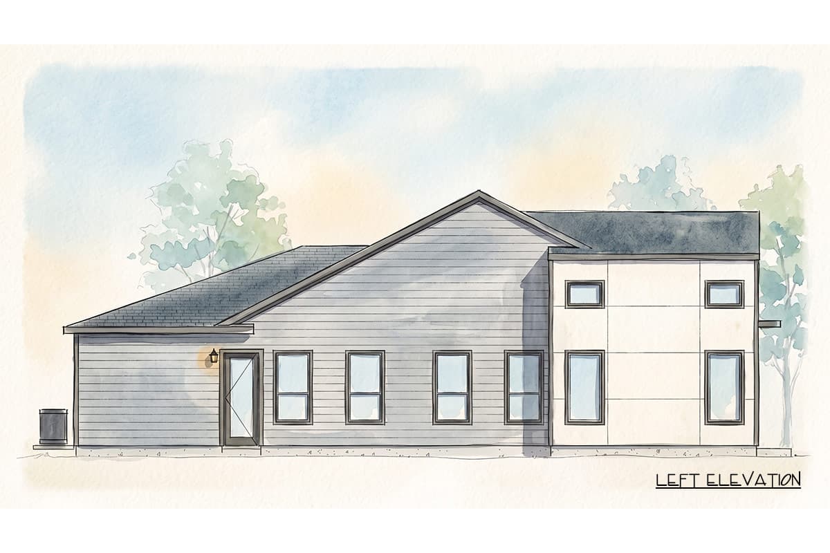 Plan 100378GHR: Contemporary Duplex House Plan Featuring Two Units with Three Bedrooms Each - Image #5 - Contemporary, Modern