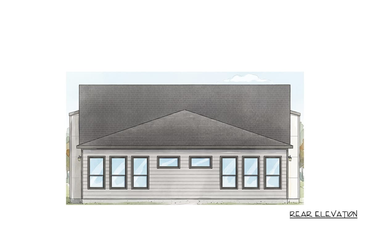 Plan 100378GHR: Contemporary Duplex House Plan Featuring Two Units with Three Bedrooms Each - Image #6 - Contemporary, Modern