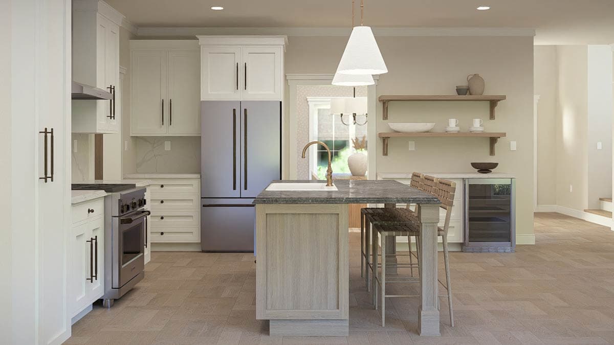 Plan 623678DJ: Modern Farmhouse House Plan with 4 Bedrooms and 3-Car Garage - Image #11 - Modern Farmhouse, Traditional