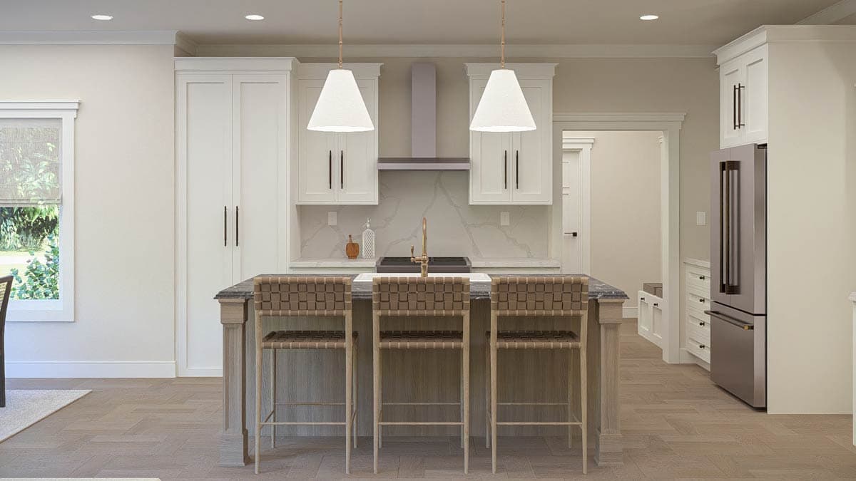 Plan 623678DJ: Modern Farmhouse House Plan with 4 Bedrooms and 3-Car Garage - Image #10 - Modern Farmhouse, Traditional