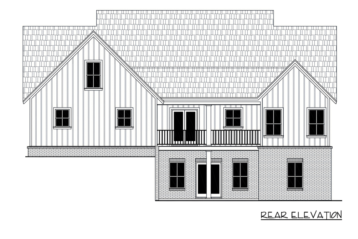 Plan 51412MM: Modern Farmhouse House Plan with 3 Bedrooms and Optional Bonus Room - Image #2 - Modern Farmhouse, New American, Traditional