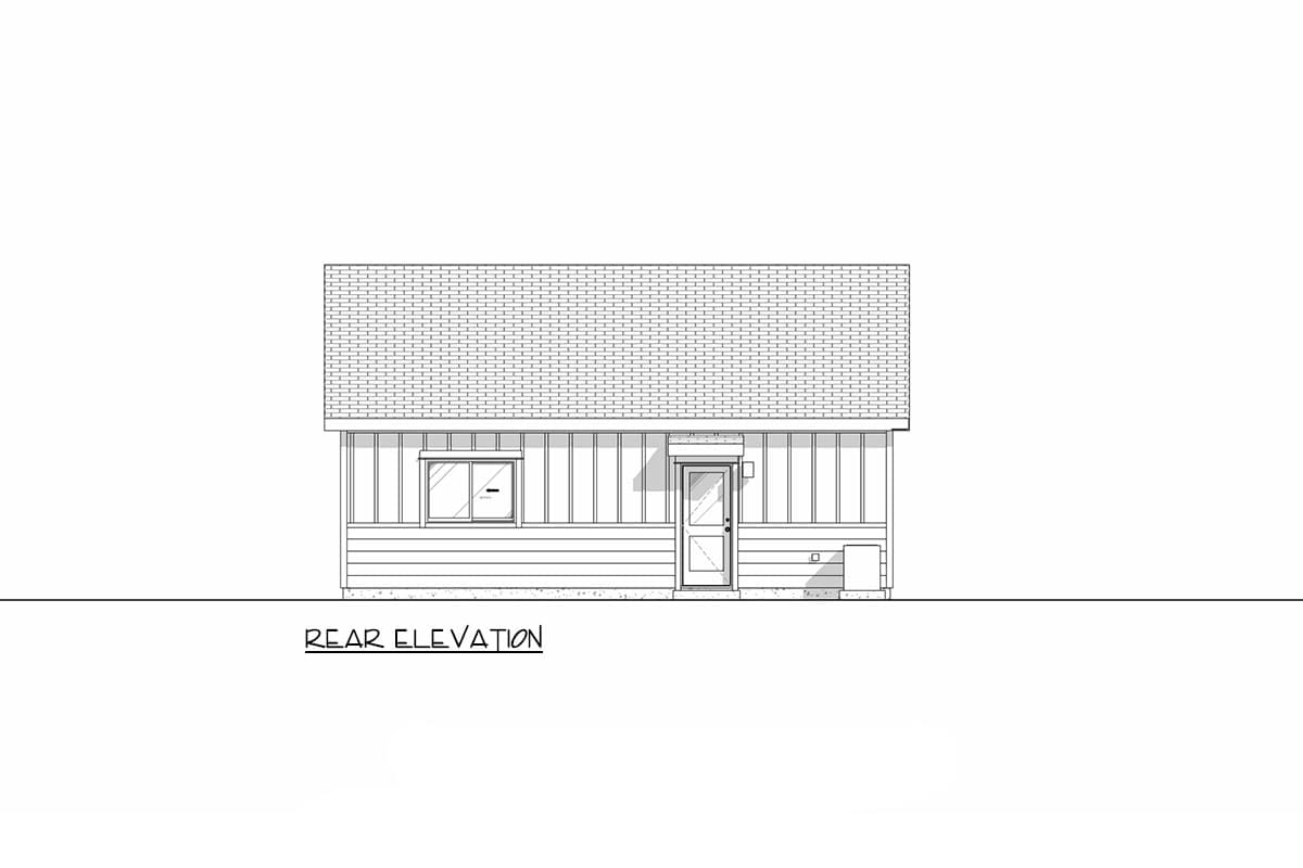 Plan 307753RAD: Charming Craftsman House Plan with Two Bedrooms and Nine-Foot Ceilings - Image #12 - Country, Craftsman