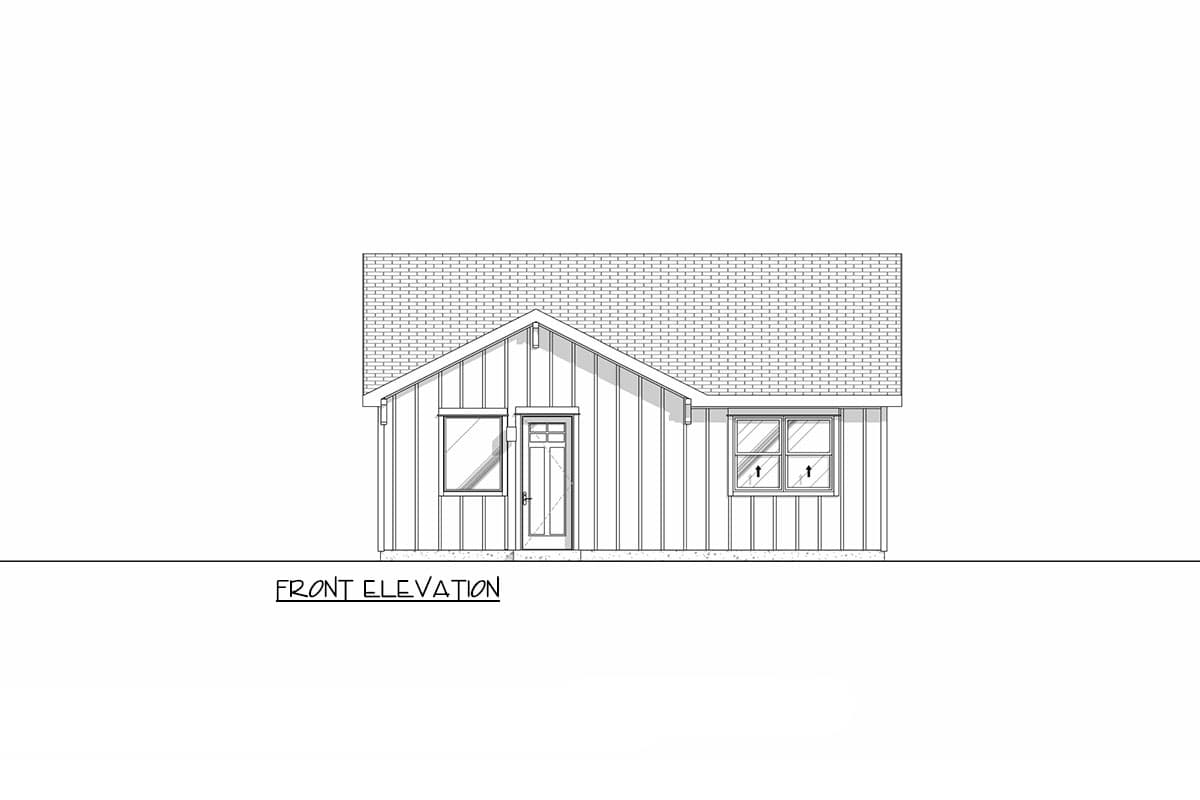 Plan 307753RAD: Charming Craftsman House Plan with Two Bedrooms and Nine-Foot Ceilings - Image #10 - Country, Craftsman