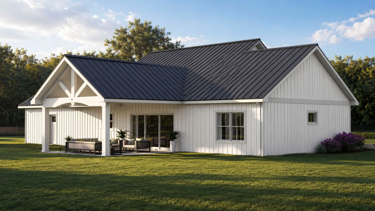 Plan 135476GRA: Charming Farmhouse House Plan with Three Bedrooms and Spacious Outdoor Living - Image #5 - Cottage, Country, Craftsman, Farmhouse