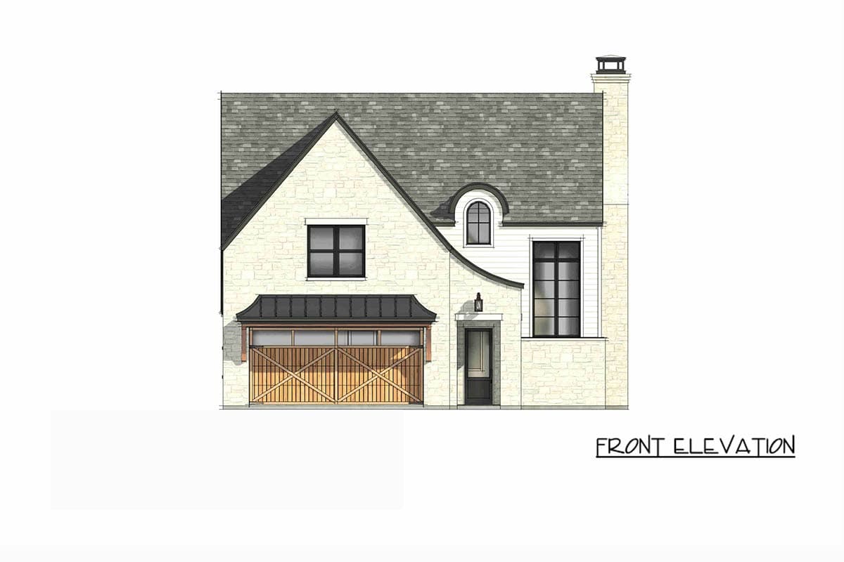 Plan 818224JSS: European Cottage House Plan with 4 Bedrooms and 2,759 Square Feet - Image #9 - Cottage, European, French Country, Transitional