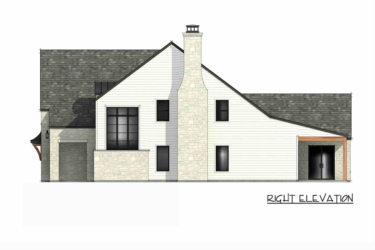 Plan 818224JSS: European Cottage House Plan with 4 Bedrooms and 2,759 Square Feet - Image #12 - Cottage, European, French Country, Transitional