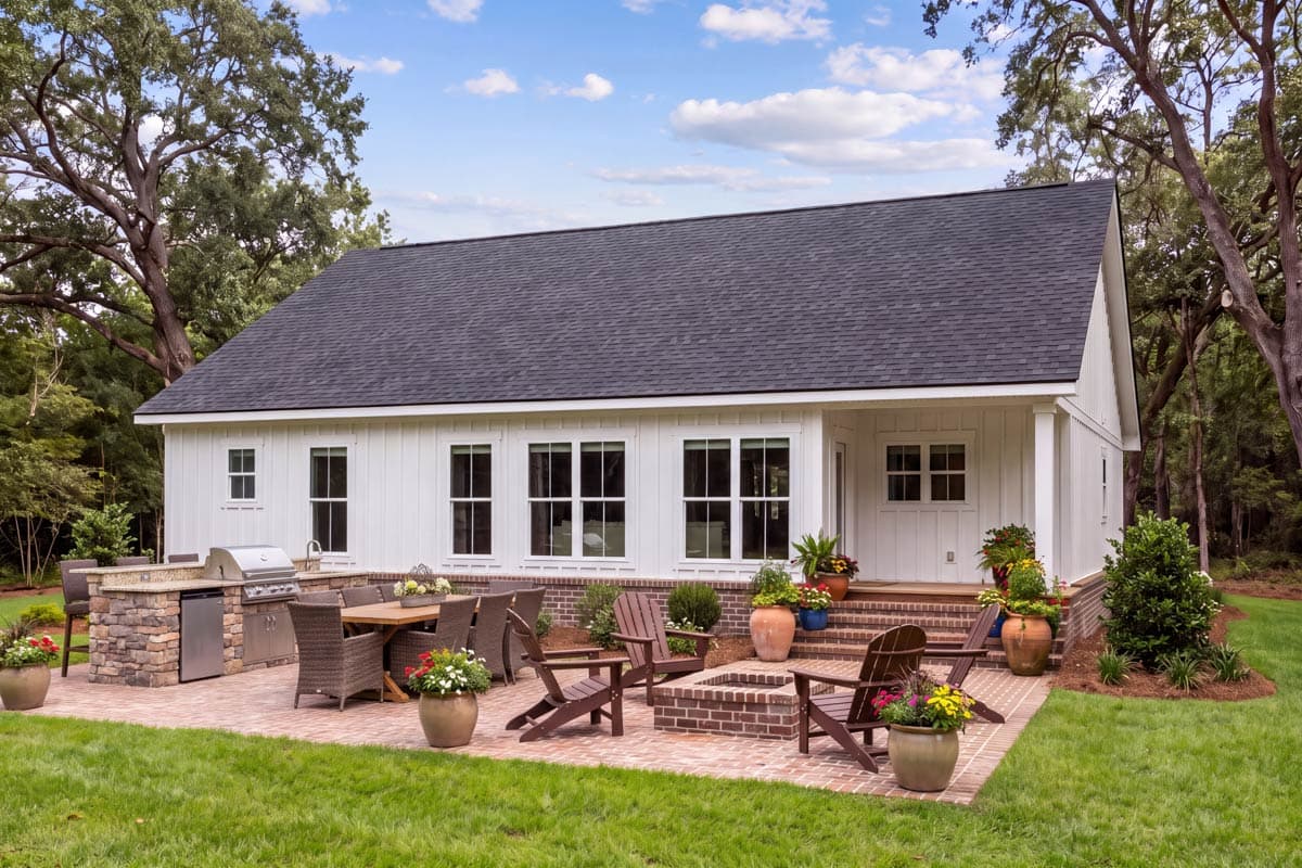 Plan 52061HZ: Modern Farmhouse House Plan with 3 Bedrooms and 1400 Square Feet - Image #10 - Country, Modern Farmhouse, Traditional
