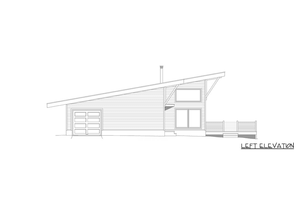 Plan 680709VR: Mid Century Modern Ranch House Plan with Two Primary Suites - Image #6 - Mid Century Modern, Modern, Ranch, Vacation