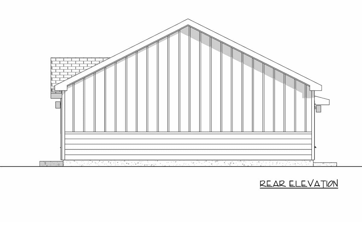 Plan 307755RAD: Charming Two-Bedroom Craftsman House Plan with Efficient Modern Layout - Image #13 - Craftsman, Ranch