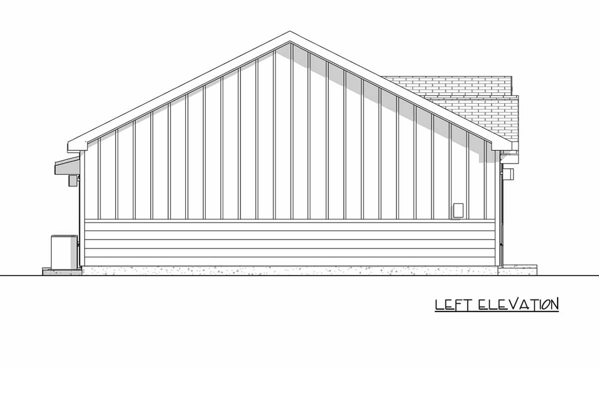 Plan 307755RAD: Charming Two-Bedroom Craftsman House Plan with Efficient Modern Layout - Image #11 - Craftsman, Ranch
