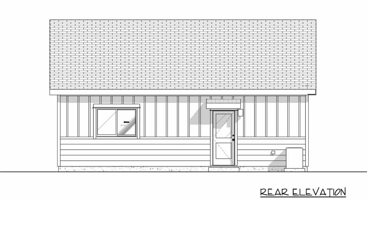 Plan 307756RAD: Contemporary Ranch House Plan with Two Bedrooms and Two Baths - Image #12 - Contemporary, Ranch, Traditional