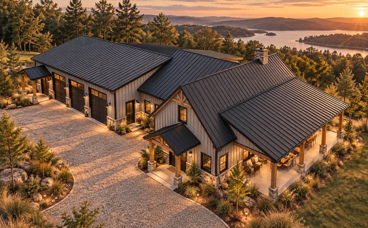 Plan 871901JEN: Barndominium House Plan with Massive 3,000 Square Foot Attached Workshop - Image #3 - Barndominium, New American