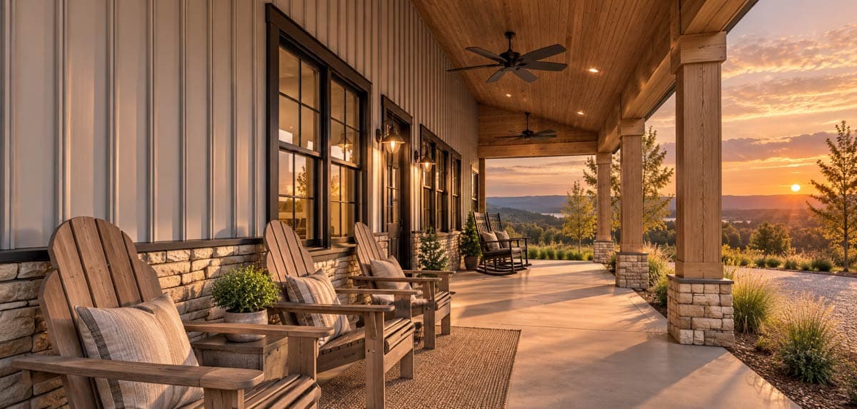 Plan 871901JEN: Barndominium House Plan with Massive 3,000 Square Foot Attached Workshop - Image #8 - Barndominium, New American