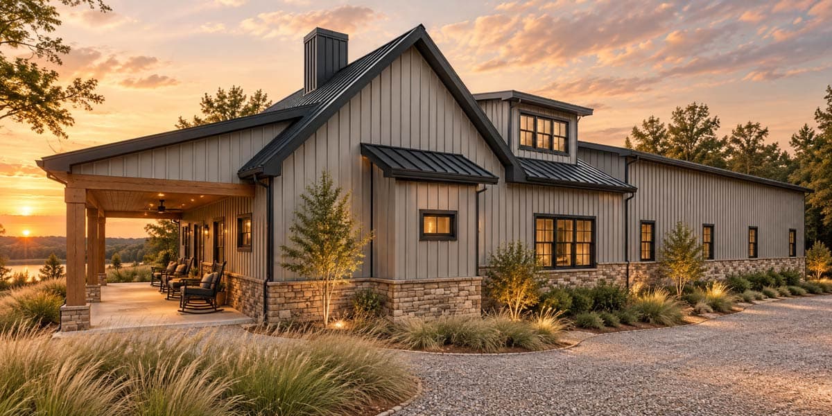 Plan 871901JEN: Barndominium House Plan with Massive 3,000 Square Foot Attached Workshop - Image #6 - Barndominium, New American