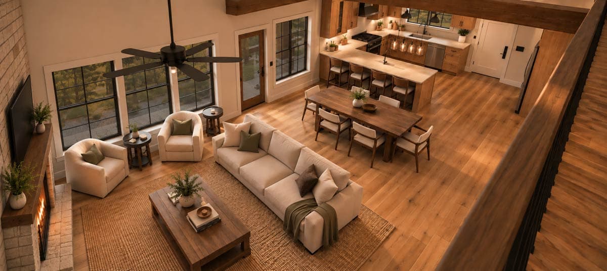 Plan 871901JEN: Barndominium House Plan with Massive 3,000 Square Foot Attached Workshop - Image #14 - Barndominium, New American