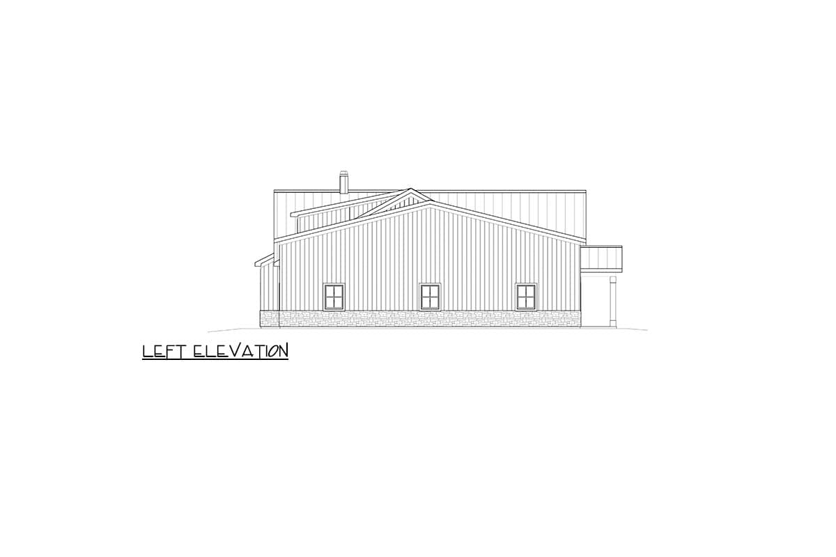 Plan 871901JEN: Barndominium House Plan with Massive 3,000 Square Foot Attached Workshop - Image #16 - Barndominium, New American