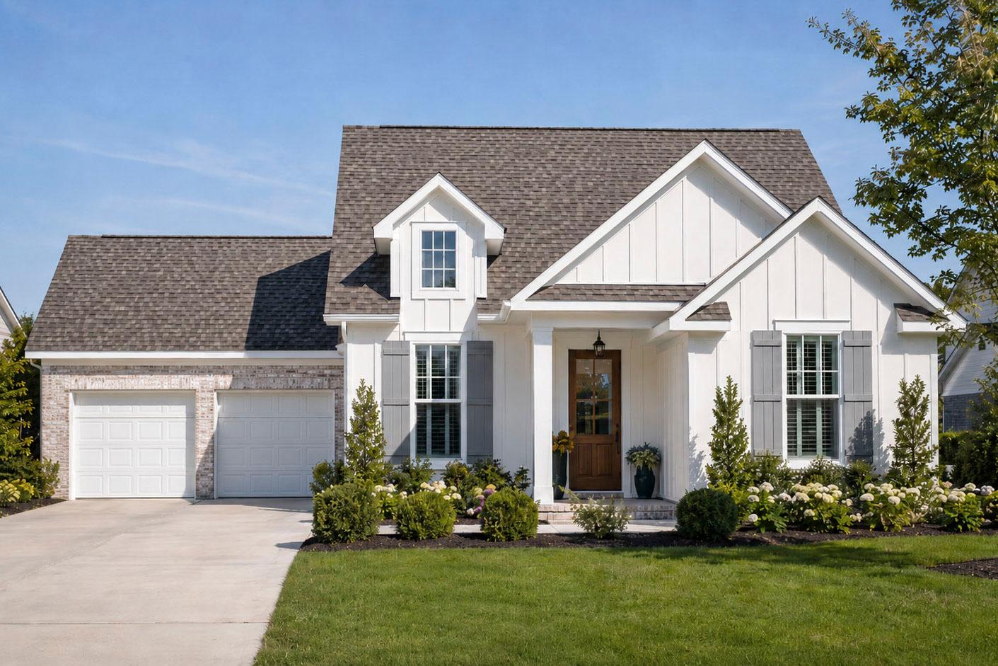 Plan image - 83151DC:Charming Southern Farmhouse House Plan with Four Bedrooms and Attached Garage