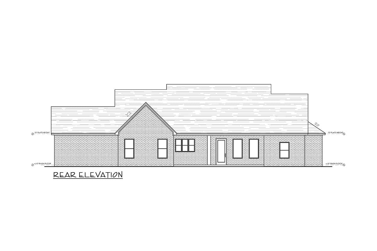 Plan 880025HLN: Modern Farmhouse House Plan with 3-4 Bedrooms and Spacious Porches - Image #3 - Country, Craftsman, Modern Farmhouse, New American