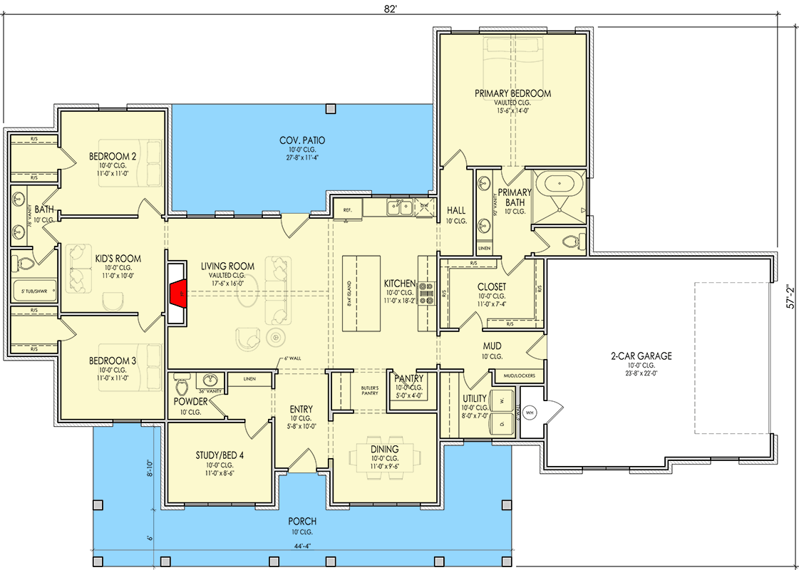 Plan 880025HLN: Modern Farmhouse House Plan with 3-4 Bedrooms and ...